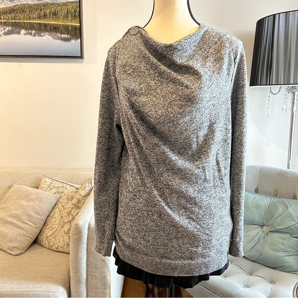 CK size S gray blouse / top - Picture 3 of 9